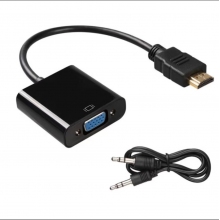 hdmi轉(zhuǎn)vga轉(zhuǎn)換器vga音頻視HDMI顯示器連接線(xiàn) HDMI/VGA-X21-無(wú)線(xiàn)
